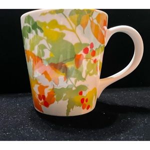 Starbucks 2008 Fall inspired orange and green mug